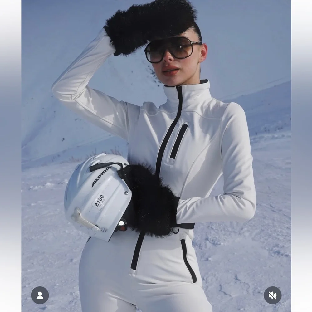 Zara ski jumpsuit Windproof Recco ski collection snowboard suit onsie ski wear - Picture 5 of 16